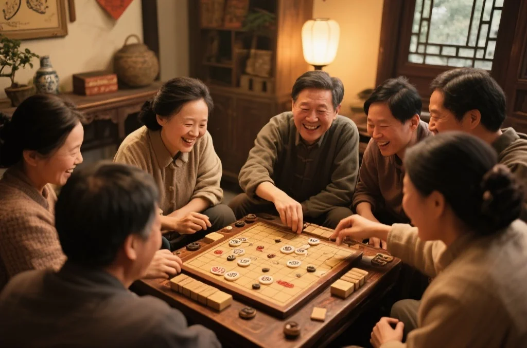 传统民俗游戏中的六合元素